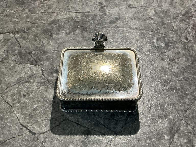 Silver plated Trinket Box