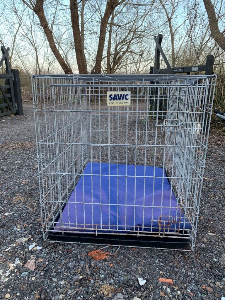 Large Savic Dog Crate 109x72x79 cm