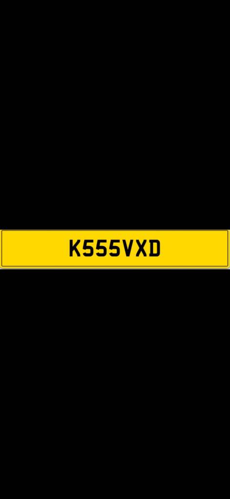Private registration - K555 VXD