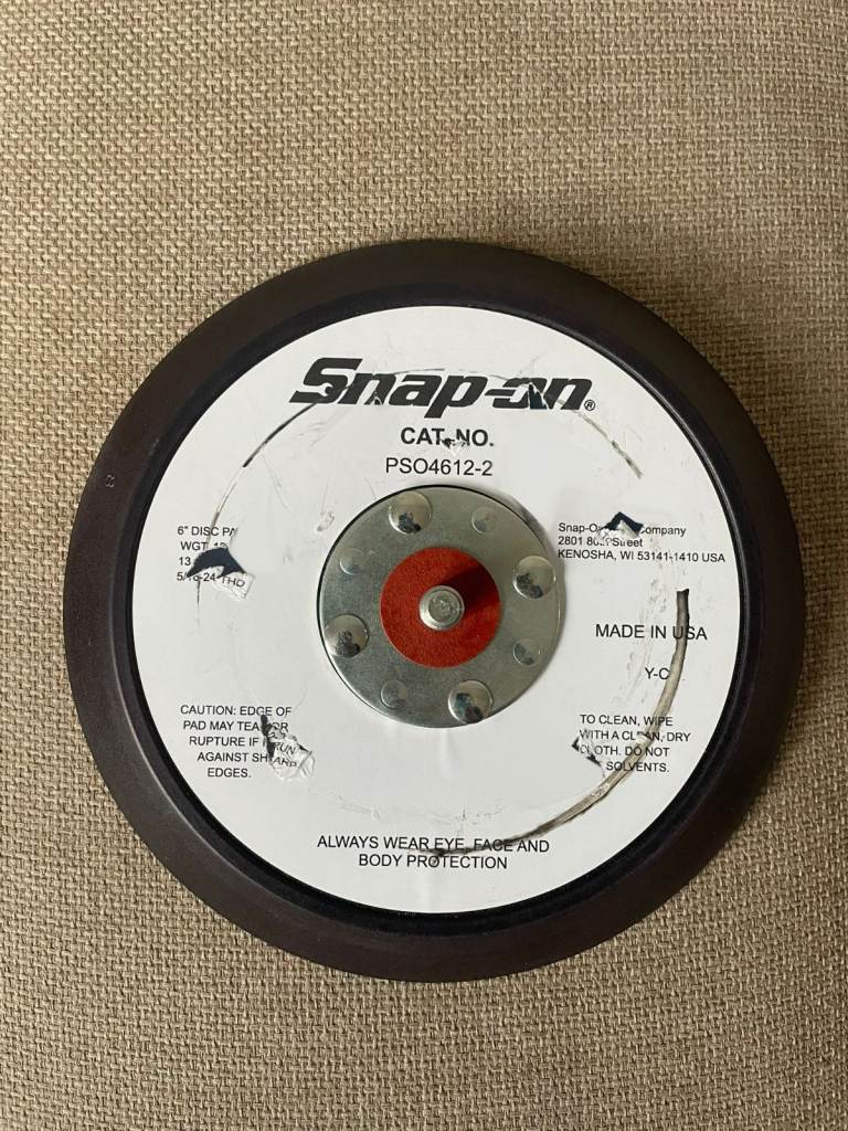 Brand new snap on pso4612-2 da sander backing plate 