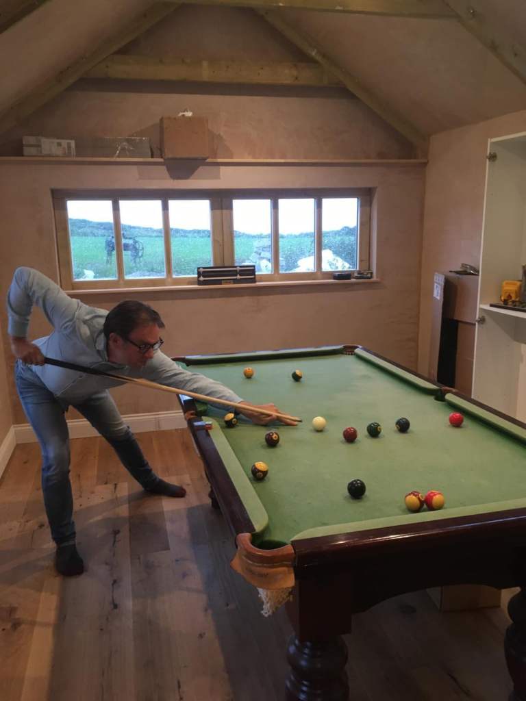 Riley 7ft Slate Bed Pub Pool Table – Solid Mahogany – Helston / Cornwall
