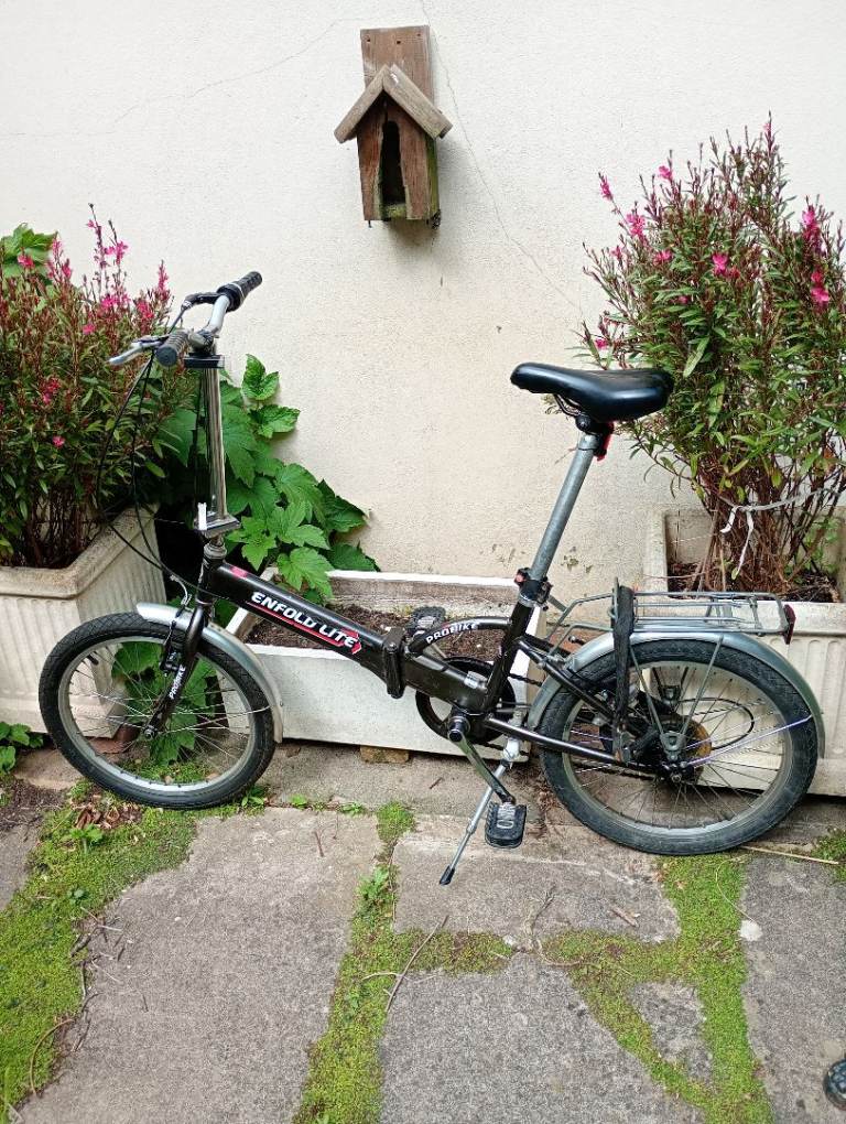 Enfold Lite Folding Bike – Black, Good Condition