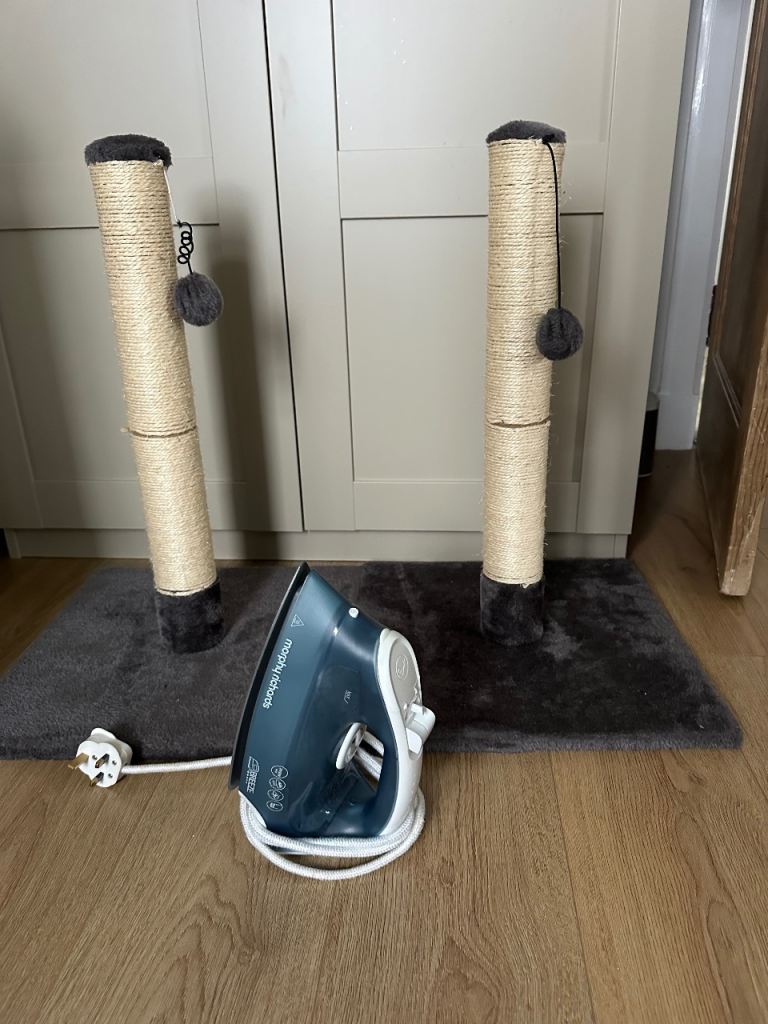 Two scratch posts 