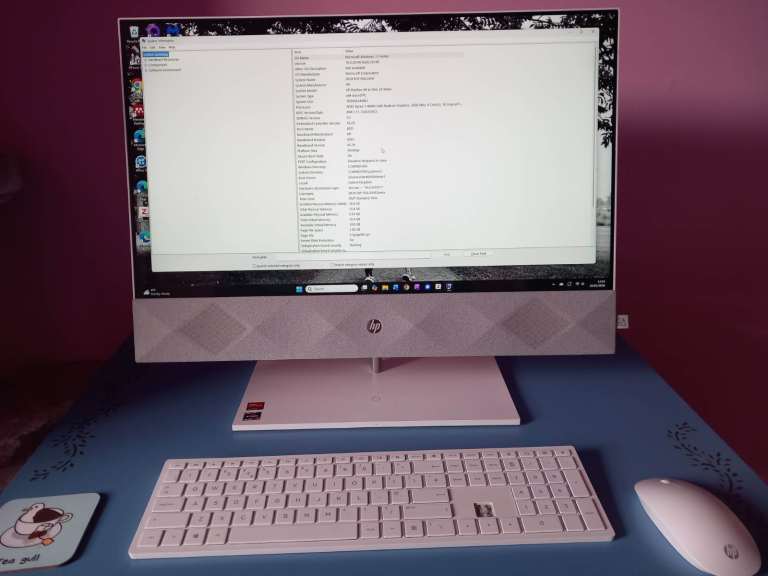 HP 24” All-in-One PC – Ryzen 7, 16GB RAM, 512GB SSD – Fast Home Office Computer