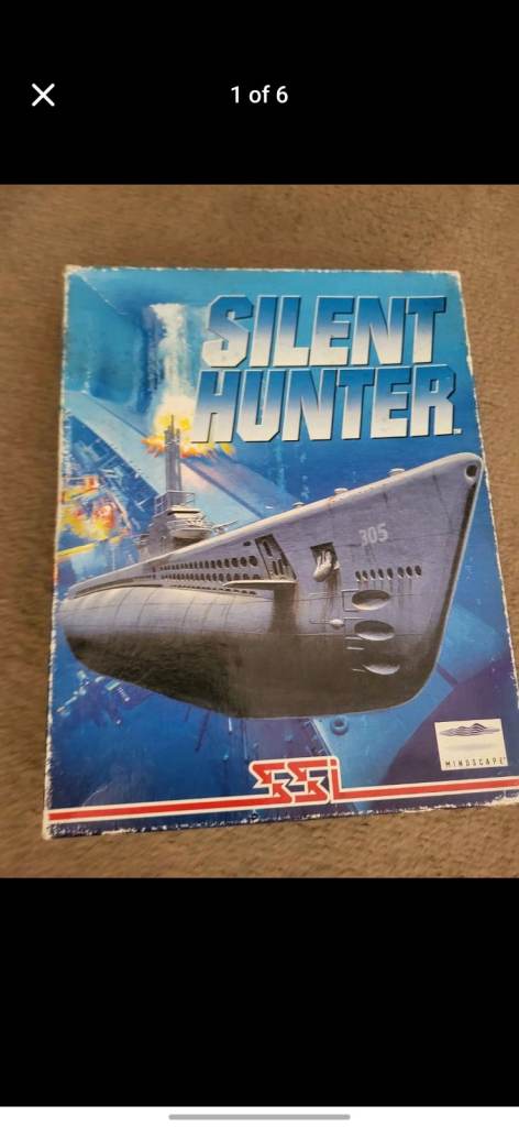 Silent Hunter PC Rare Big Box Edition