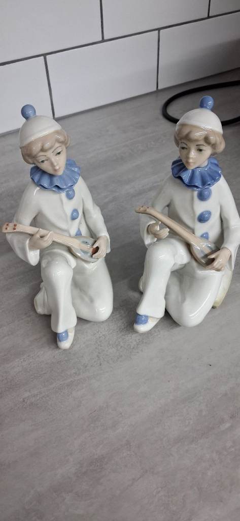 Vintage Spanish figure ornaments 
