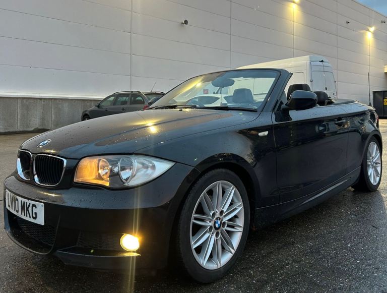 AUTO 2010 BMW 118D M SPORT CONVERTIBLE FSH HPI CLEAR NOT A3 LEON FR 320D 120D GOLF R S3 DSG ASTRA