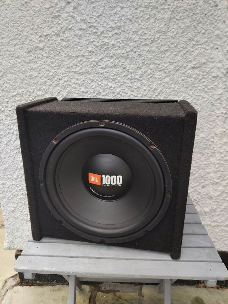 JBL 12" Sub with Amplifier