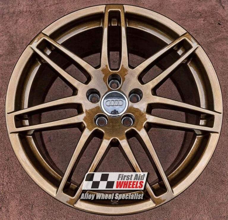 R328BR Swap AUDI A6 C6 4F 4X 19'' GENUINE LE MANS GLOSS METALLIC BRONZE ALLOY WHEELS