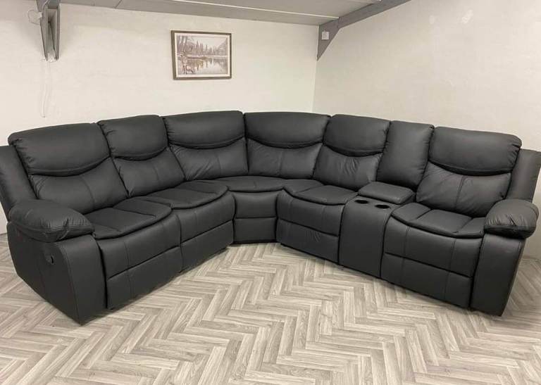🚚 Stylish Roma Recliner Cupholder Sofa Corner & 3+2 Set 25% OFF Cheapest Price