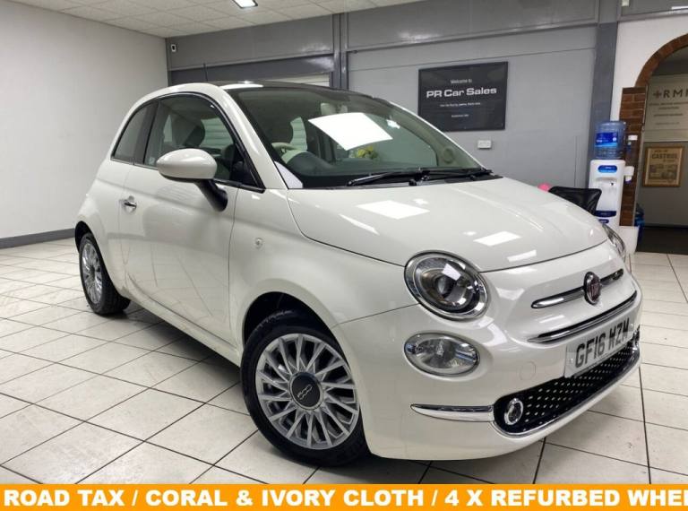 2016 Fiat 500 0.9 TwinAir Lounge Hatchback 3dr Petrol Manual Euro 6 (s/s) (85 bhp) Hatchback Petr...