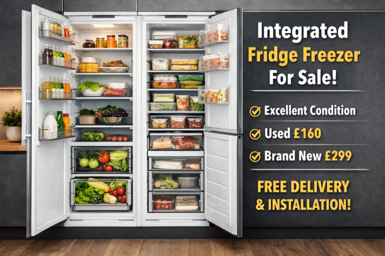   BRAND NEW BEKO INTEGRATED FRIDGE FREEZER – ONLY £249 Free Delivery 