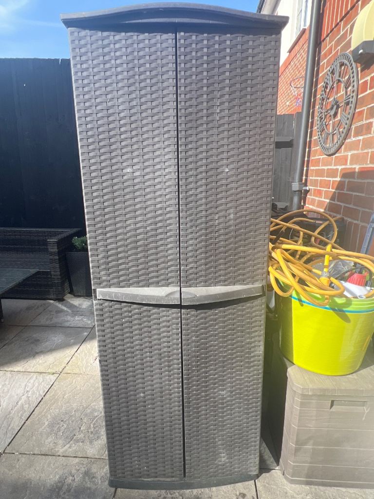 Vidaxl garden storage tall cupboard 