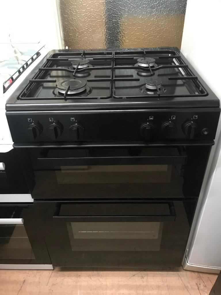 Black 60cm Gas Cooker 