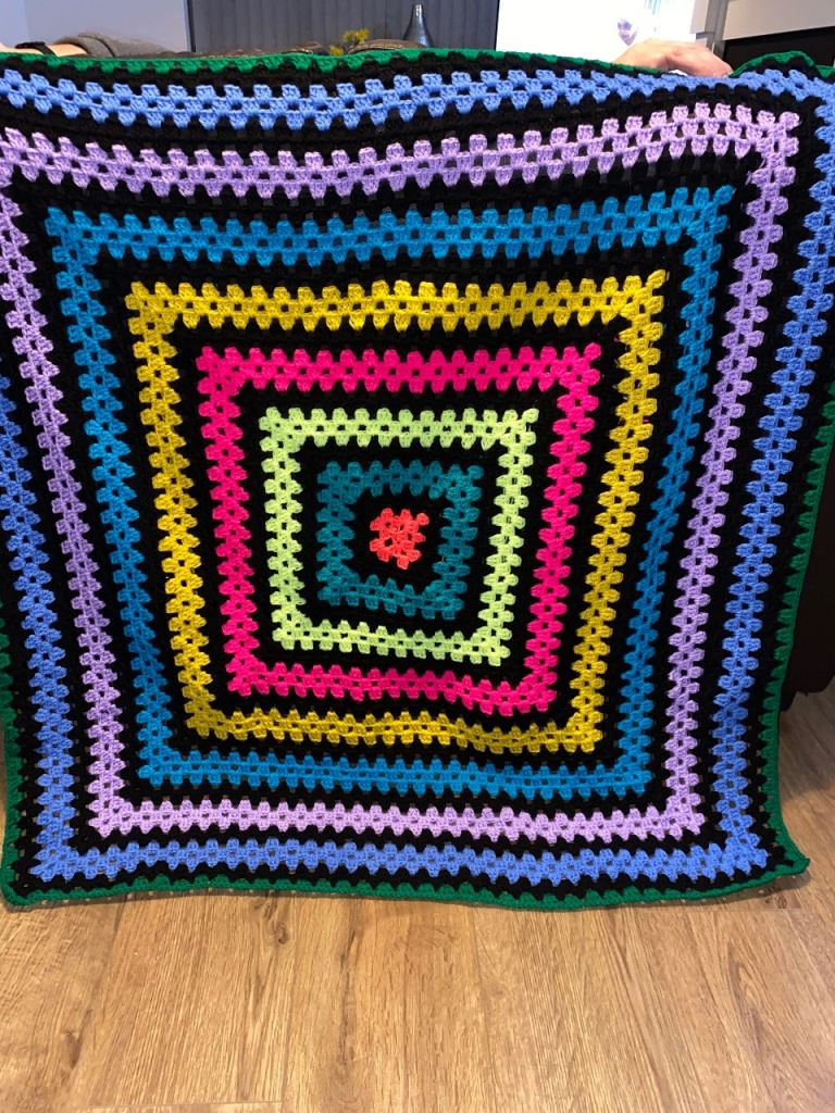 New handmade crochet blanket 