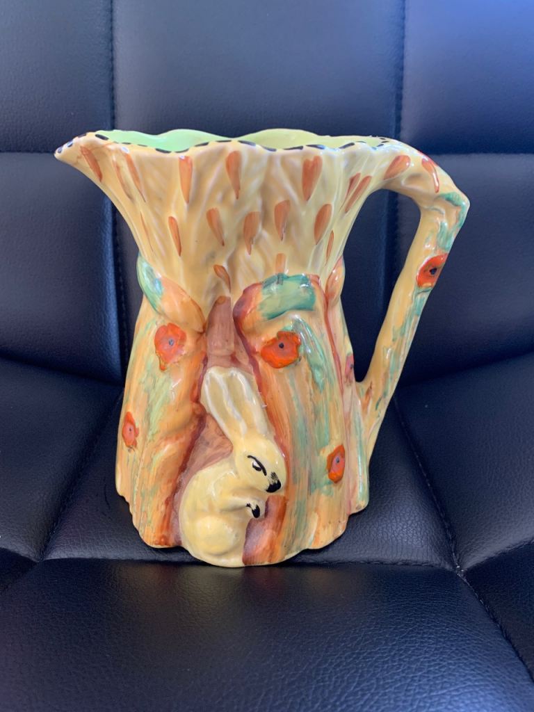 Vintage Hand-Painted Ceramic Jug – Good Condition