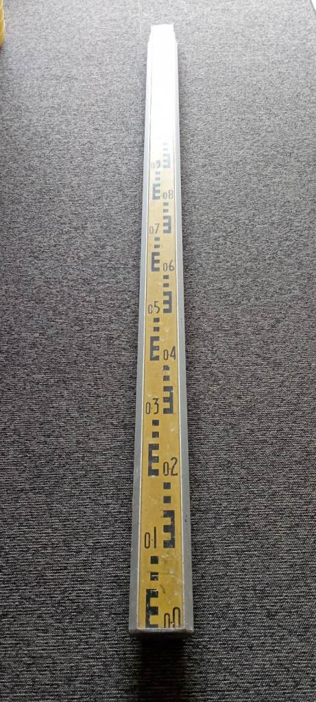 Vintage Surveyors Staff Telescopic Measuring Stick
