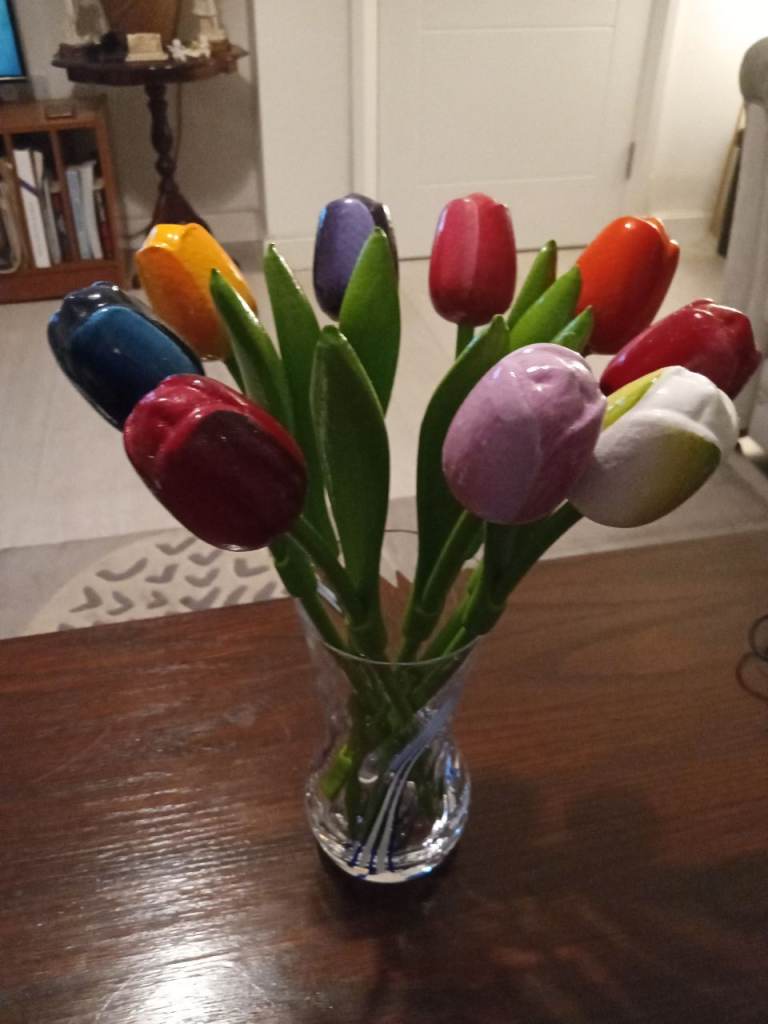 Caithness crystal vase