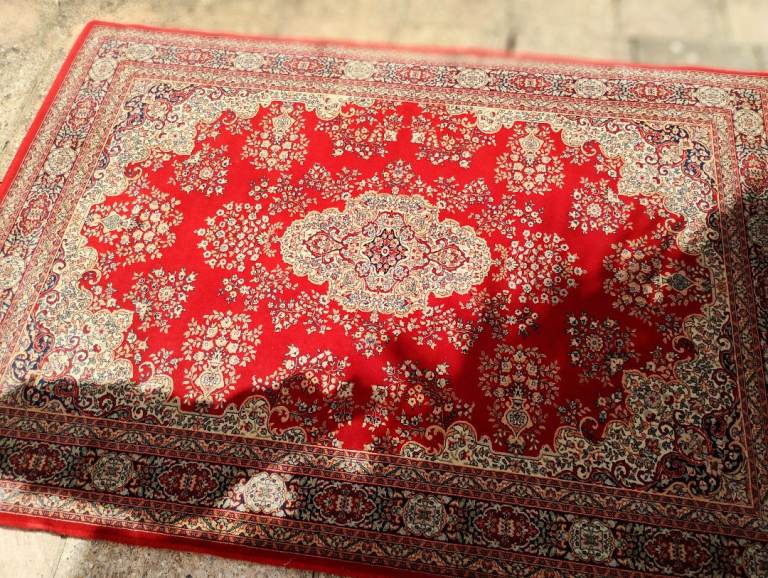 Royal Classic Decorwool Carpet Rug – Red, Good Condition