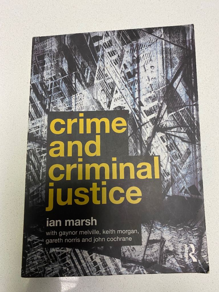 Criminology and Criminal Justice Textbooks – Good Condition