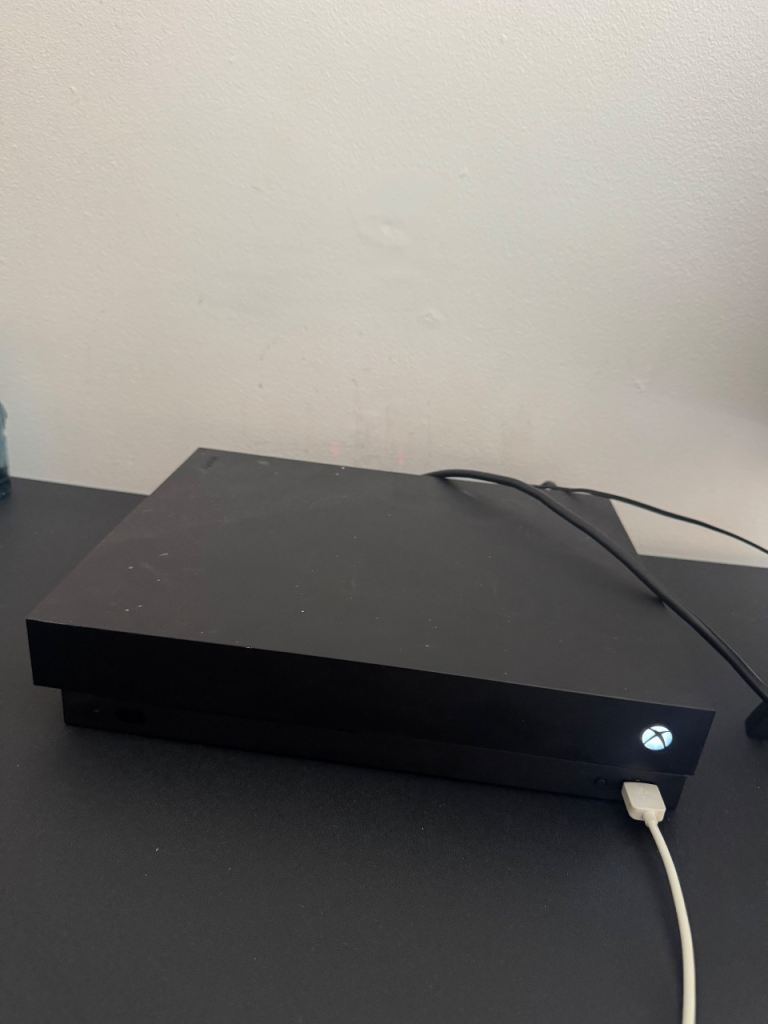 Xbox One X Console with Two Controllers 