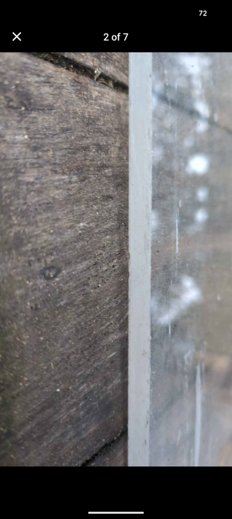 Big thick acrylic or perspex sheet