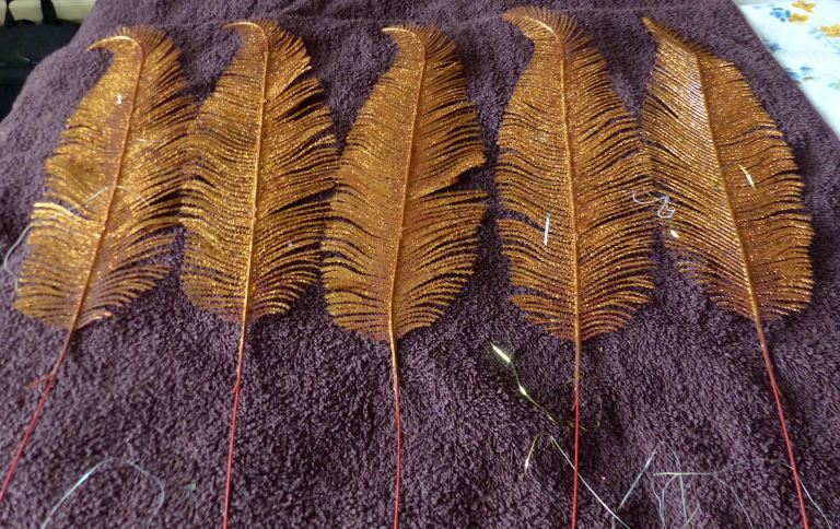 A bundle of Christmas decorations bought from Alton Gardens Autumn colours