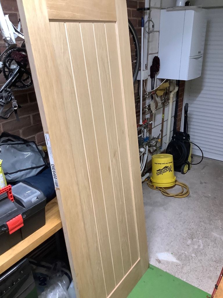 Howdens Geneva Oak 2'6" Internal Door - New, Unused