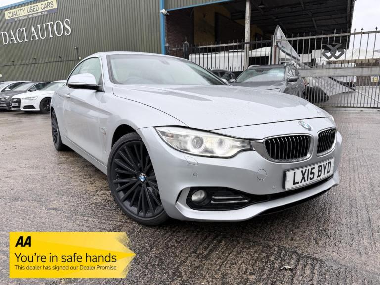 2015 BMW 4 Series 420d Luxury 2dr Auto CONVERTIBLE DIESEL Automatic