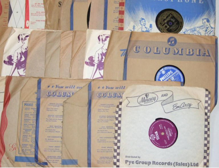 10 inch 78 rpm Records. I would prefer to sell them all together rather than individually.