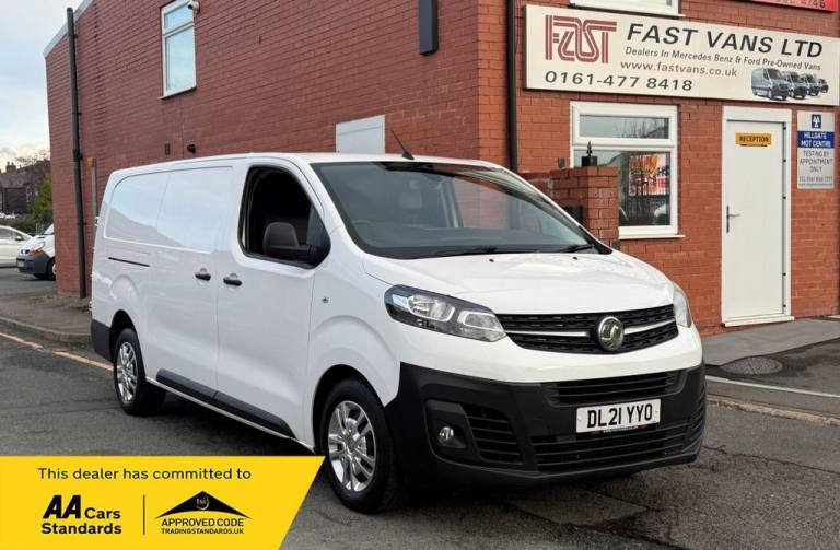 2021 Vauxhall Vivaro 1.5 2900 CDTI L2 H1 LWB LOW ROOF DYNAMIC 100 BHP Panel Van Diesel Manual
