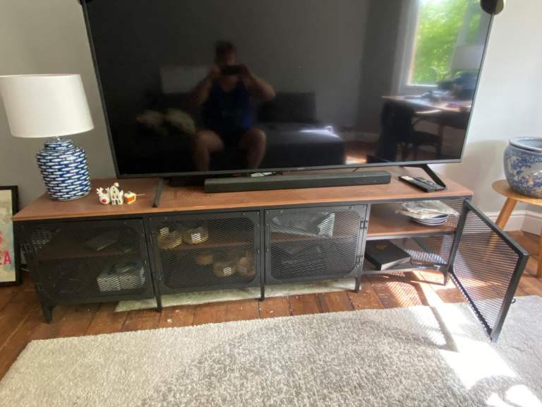 SONY BRAVIA 75" TV AND IKEA 'FJALLBO' TV STAND 