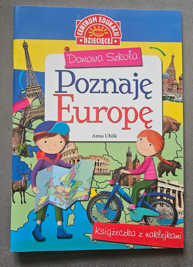  Poznaję Europę / kids book / never used