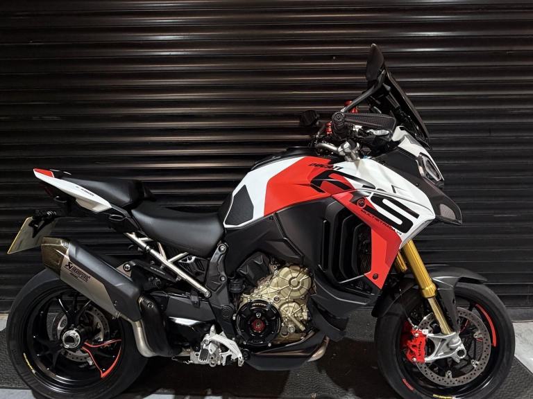 DUCATI MULTISTRADA V4 RS FULL AKRAPOVIC-HEATED SEATS-CARBON-PANNIERS- MORE  ORIG