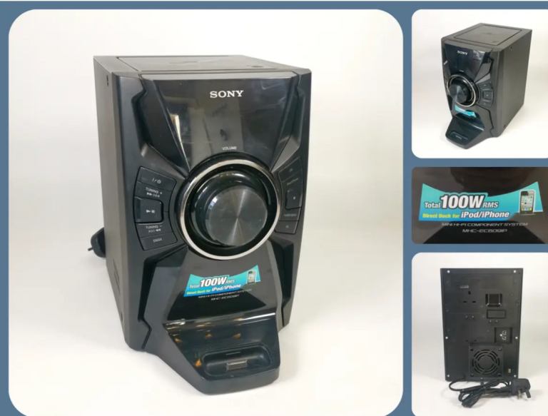 Sony stereo with iPod doc