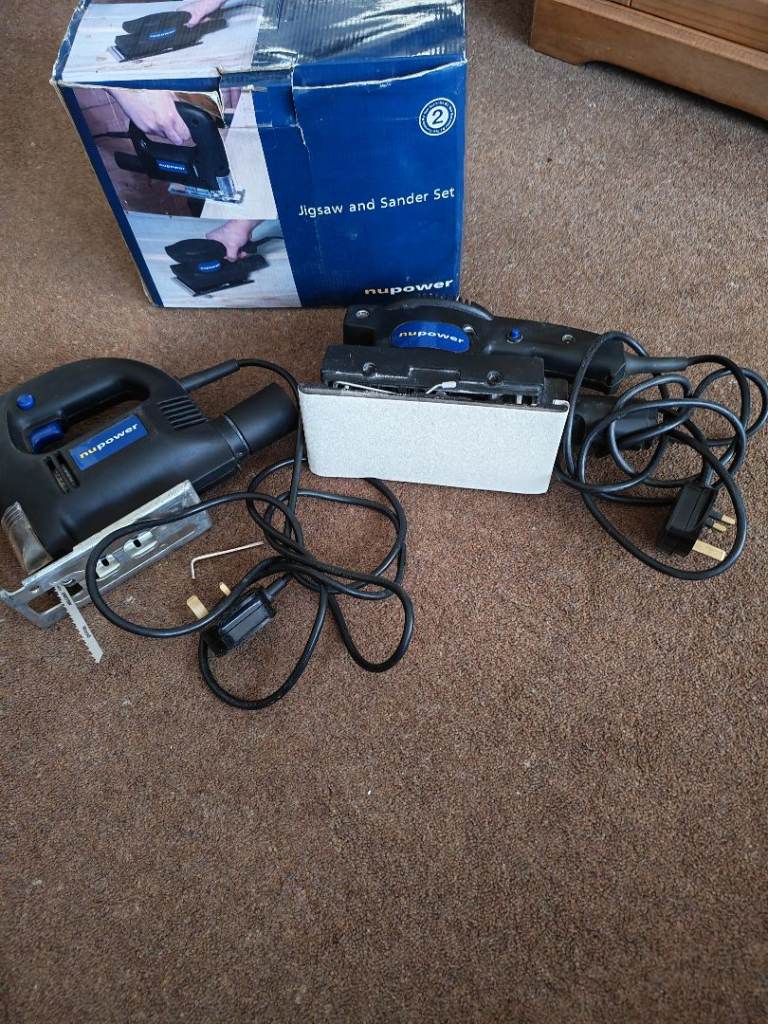 NuPower Jigsaw and Sander Set – Good Condition