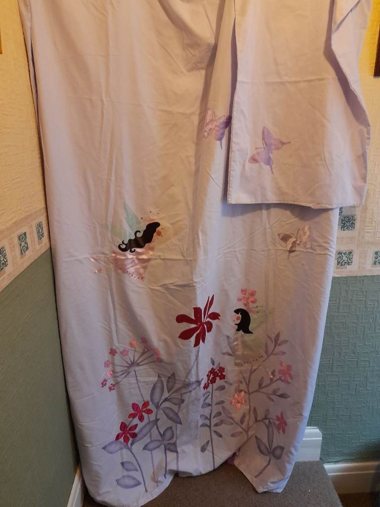 Girls Single Duvet Cover & Pillowcase Set – Fairy & Flowers Design