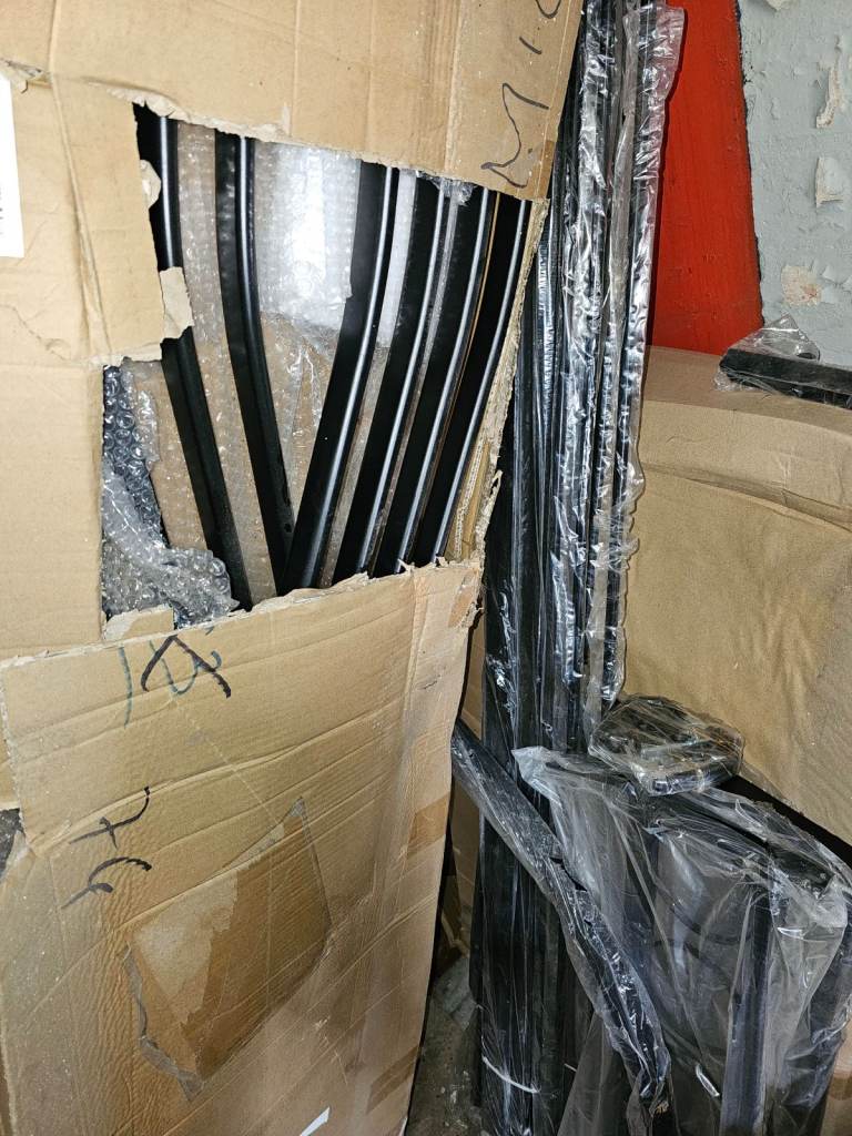 BLACK Fence Gate with Arched Top