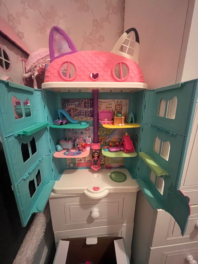 image for Gabby’s dollhouse and accessories