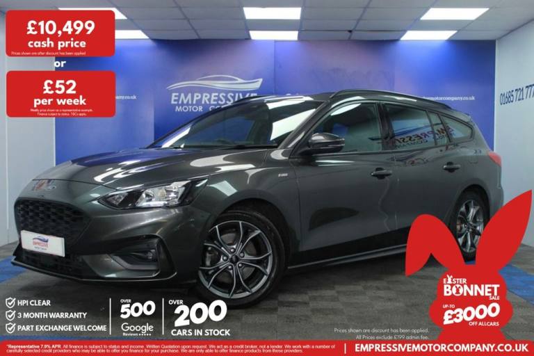 2019 68 FORD FOCUS 1.0T ECOBOOST ST-LINE ESTATE 5DR PETROL MANUAL EURO 6 (S/S) (