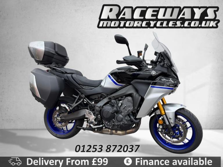 YAMAHA TRACER 9GT+ Y-AMT 2025 25 REG ONLY 919 MILES BLACK USED MOTORCYCLE 890CC