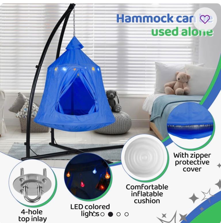 Inside or outside sensory hammock like new.