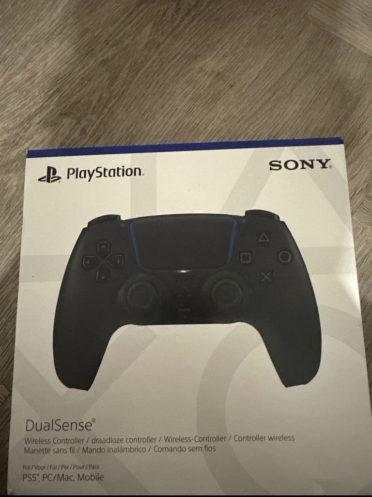 Sony PlayStation PS5 Midnight Black Controller Brand New Sealed