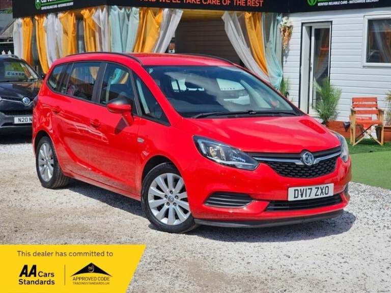 2017 Vauxhall Zafira Tourer 1.4i Turbo Design Euro 6 5dr MPV Petrol Manual
