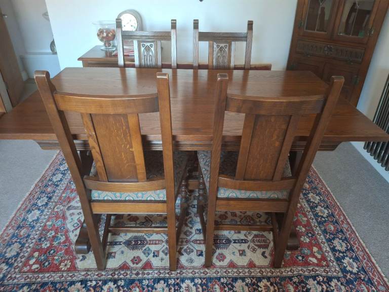 Old charm table and chairs 