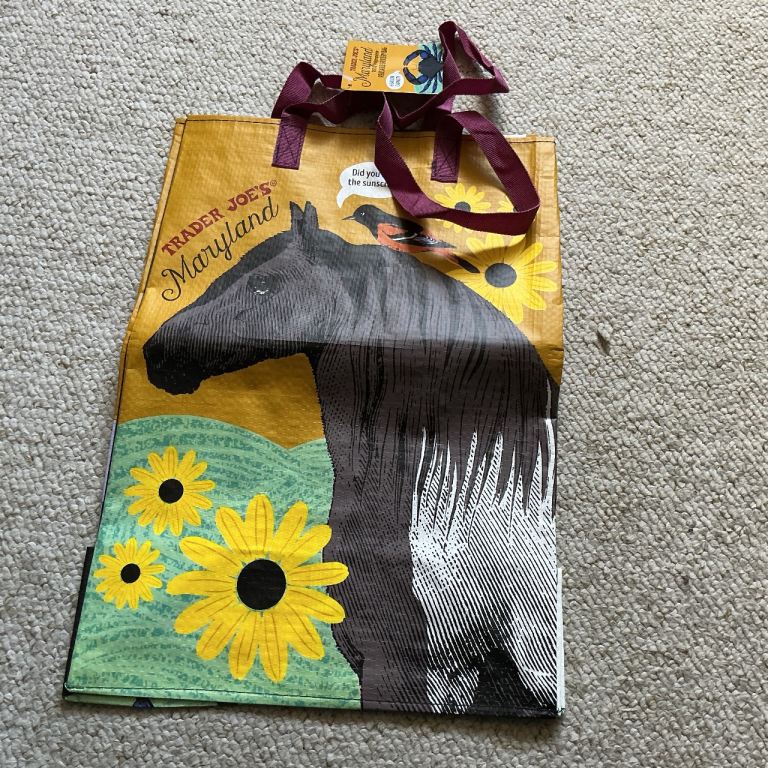 Trader Joe's Maryland Reusable Shopping Bag - New with Tags