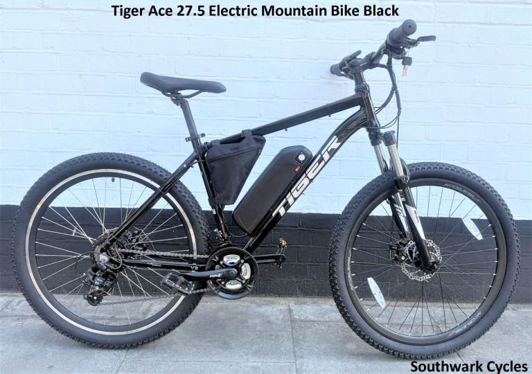 Tiger Ace 27.5 Electric Mountain Bike Black