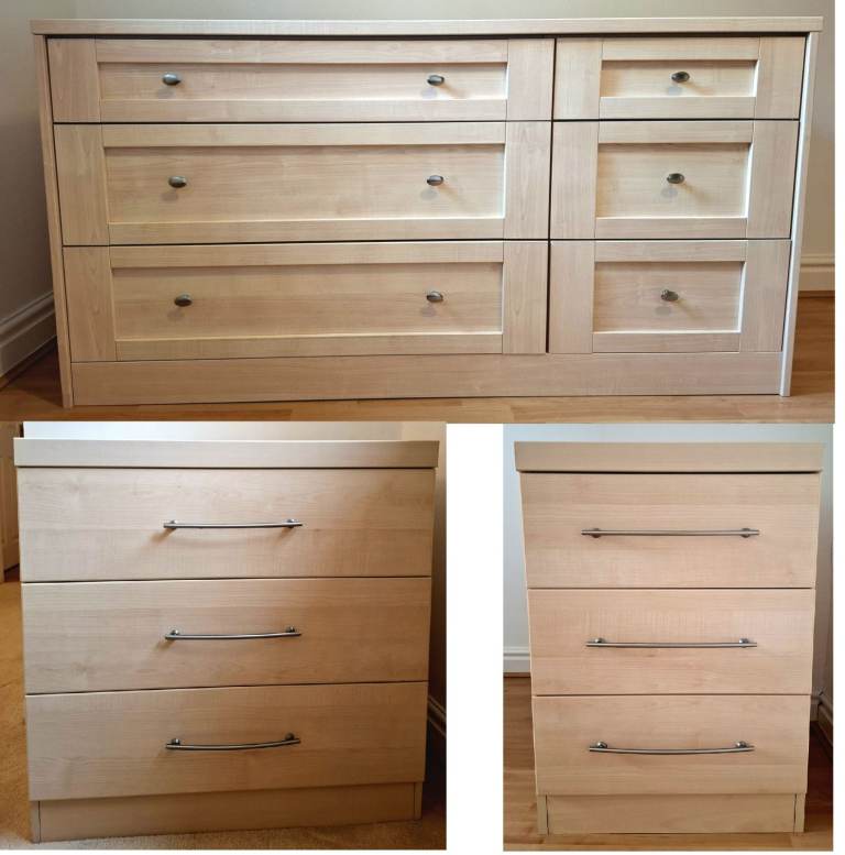 Light Wood Chest of Drawers - Good Condition