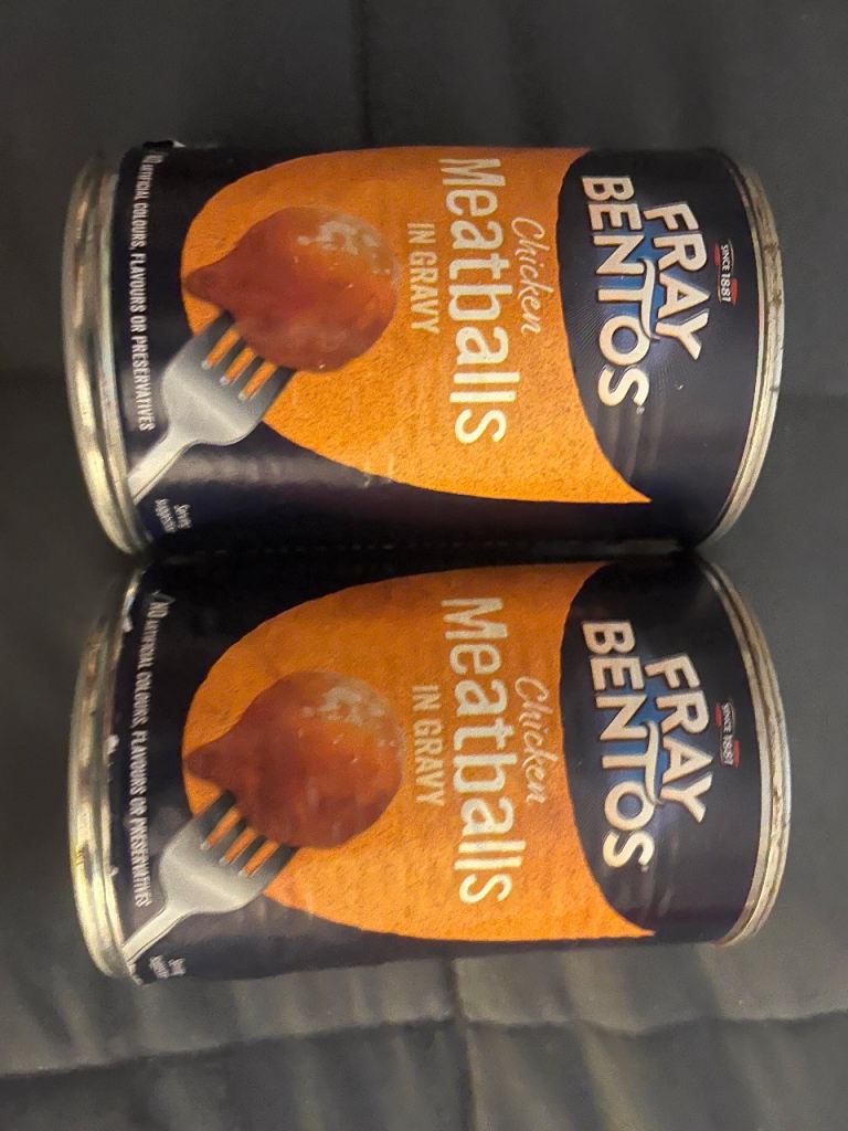 FREE!  Fray Bentos chicken meatballs