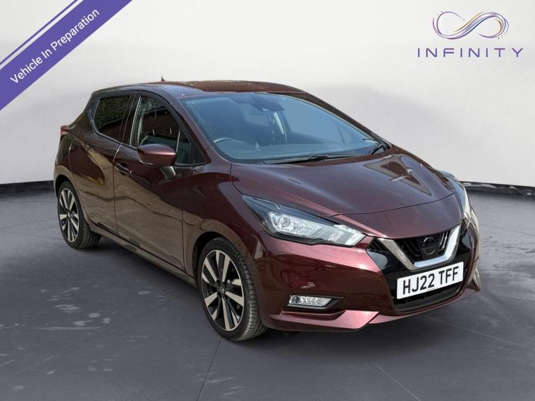 2022 Nissan Micra 1.0 IG-T Tekna Hatchback 5dr Petrol Manual Euro 6 (s/s) (92 ps) Hatchback Petro...